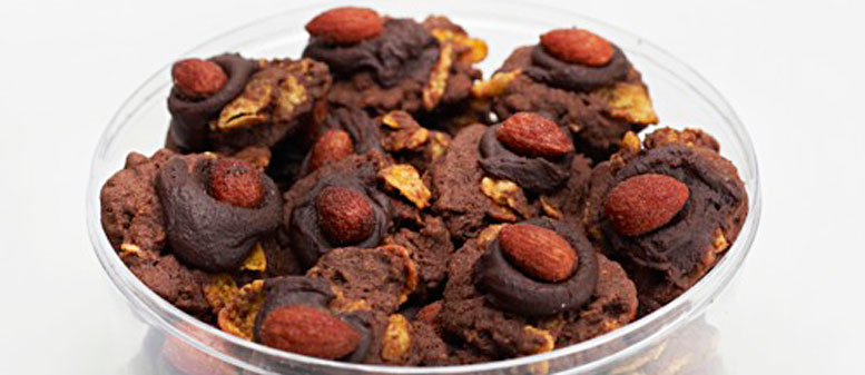 Kue Kering Coklat Kacang Almond Jumbo